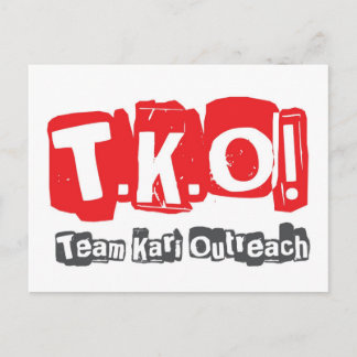 TKO - Old Punk Style Postcard
