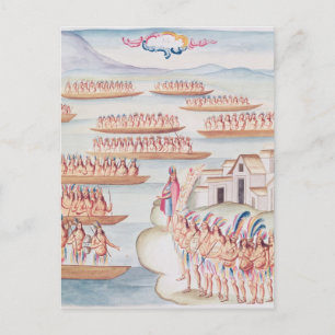 Tlatelolco and the Lagoon Postcard
