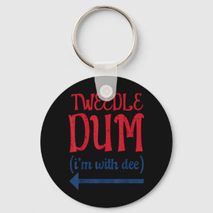 Tle Dum With Dee Halloween Matching Costume Men Key Ring