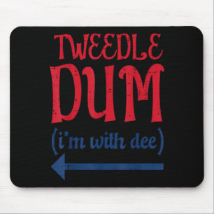 Tle Dum With Dee Halloween Matching Costume Men Mouse Pad