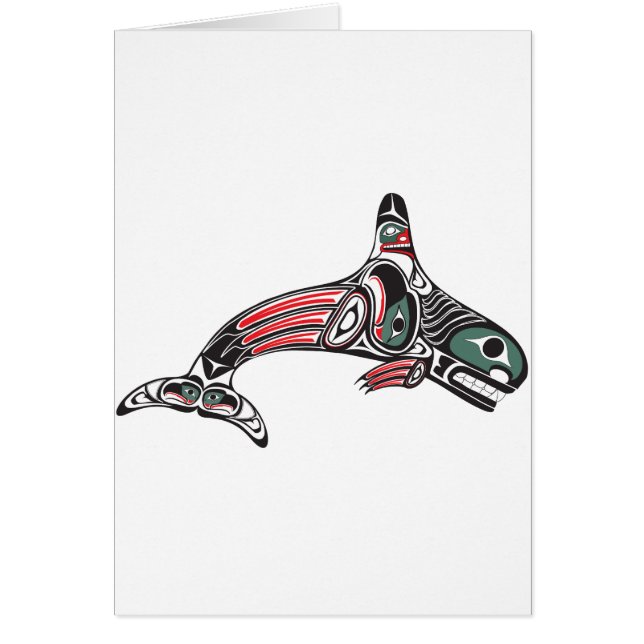 Tlingit Killer Whale & Eagle (Front)