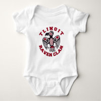 Tlingit Raven Clan Infant Body Suit