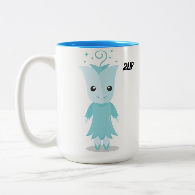 Tlip Combo Mug, 15 oz Two-Tone Coffee Mug (Left)
