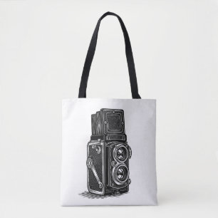 TLR camera tote bag