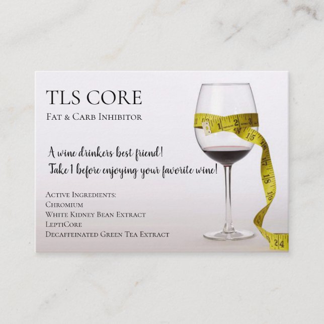 TLS CORE Business Card (Front)