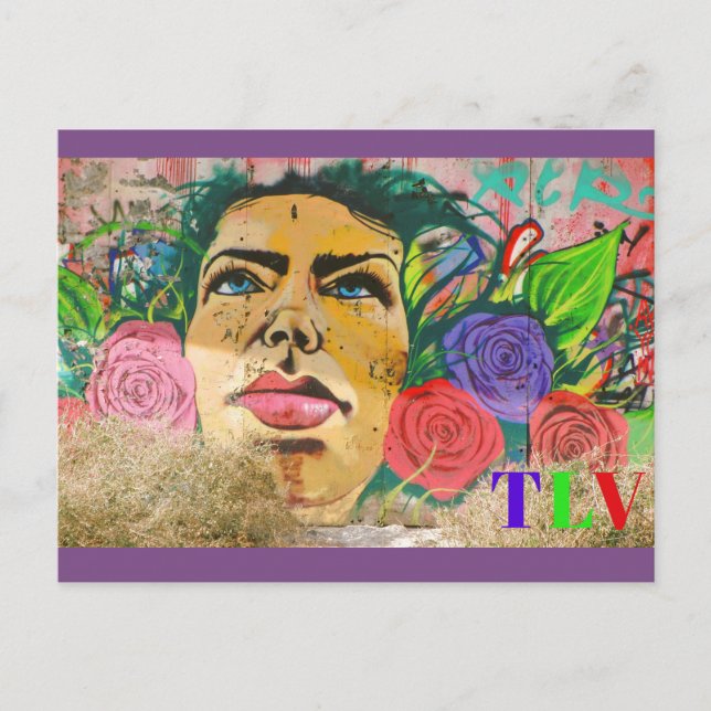 TLV  Graffiti Art Postcard (Front)
