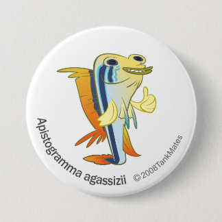 TM-01-Apistogramma agassizii 7.5 Cm Round Badge