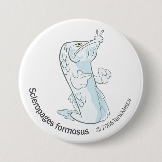 TM-03-Scleropages formosus 7.5 Cm Round Badge