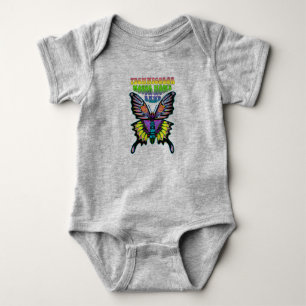 TMH Band Colourful Butterfly Baby Bodysuit