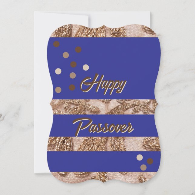 TMH COLLECTION PASSOVER - Flat Holiday Card  (Front)