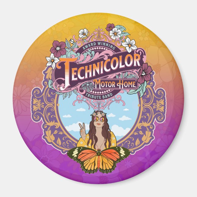 TMH Peace Lady Magnet (Front)