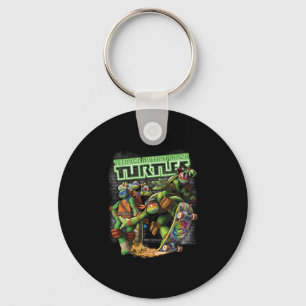 Tmnt Ninjas Neon Skateboarding Key Ring
