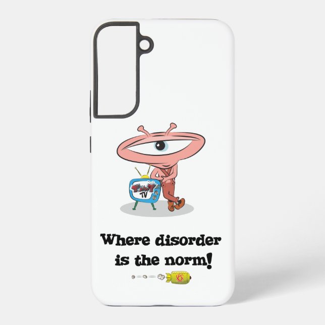 Tmwy TV mascot on your phone. Samsung Galaxy S22+ Case (Back)