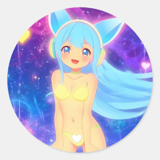 Tne Stellargroove Asame Round Sticker #01