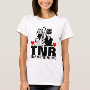 TNR CAT spay NUETER RELEASE T-SHIRTS