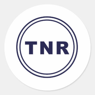 TNR CLASSIC ROUND STICKER