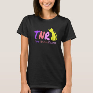 Tnr Trap Neuter Release Feral Cat Advocate Cat T-Shirt