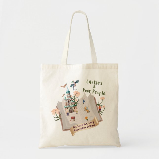 TNSGP Castle and Poor People with Planetary Deer Tote Bag (Front)