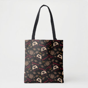 TNT-Chiefs-All Over Print Tote Black Red Bag