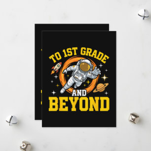 to 1st Grade and Beyond Astronaut Student Holiday Card