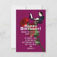 To a brilliant software engineer's birthday