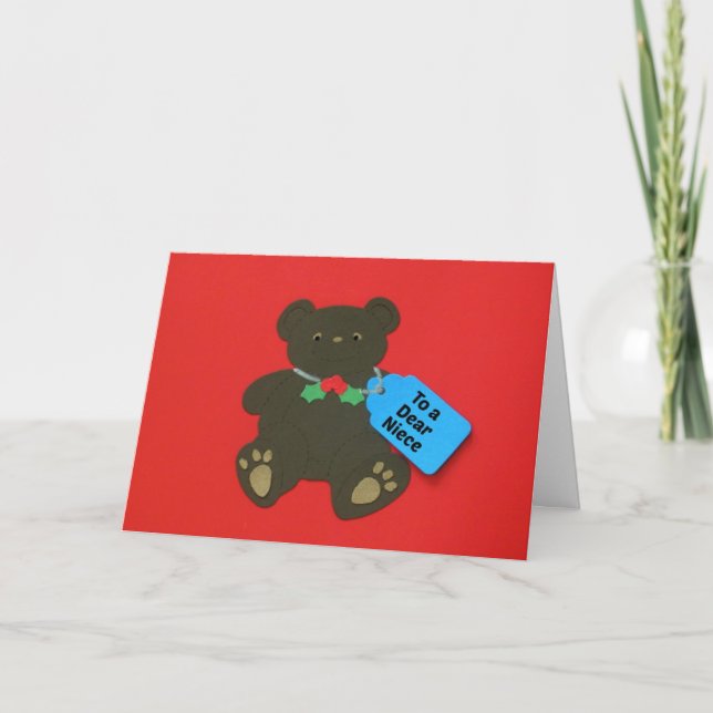 To a Dear Niece Holiday Card (Front)