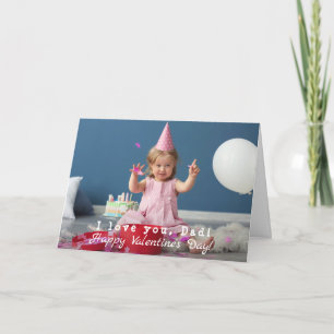 To a grammar DAD Quote Photo Valentine's Day Card