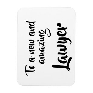 To a new and amazing Lawyer graduation card Magnet