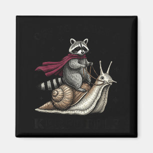 To A Off Cause Kerfuffle Raccoon Meme Magnet