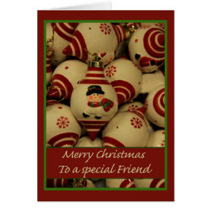 To a Special Friend Merry Christmas card