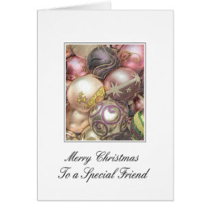 To a Special Friend Merry Christmas card