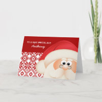 To a Special Kid from Santa Claus. Christmas Cards