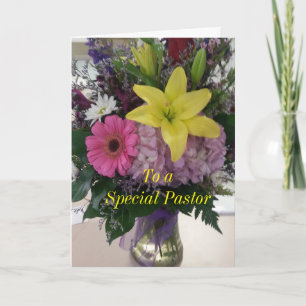 To a Special Pastor Card