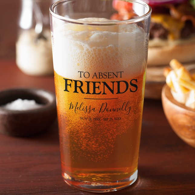 To Absent Friends l Remembrance Glass (Creator Uploaded)