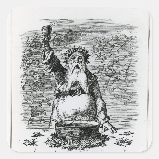 To Absent Friends! Square Sticker (Front)