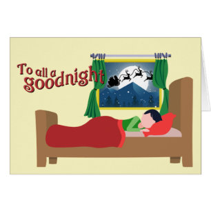 "To All a Goodnight" Guest Card