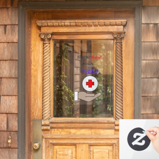 To All The Medical Workers Thanks! (Home Door)