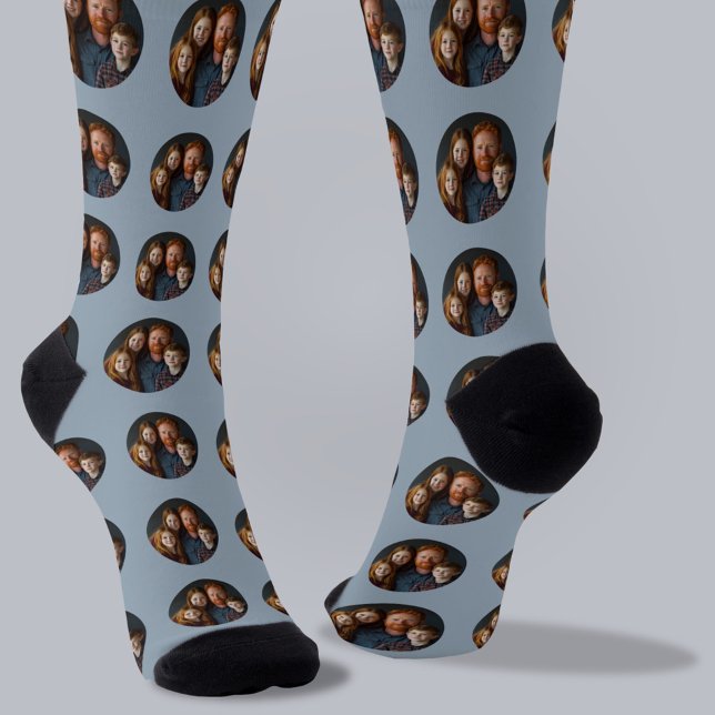 To an Amazing Dad on Father’s Day Custom Photo Socks (Creator Uploaded)