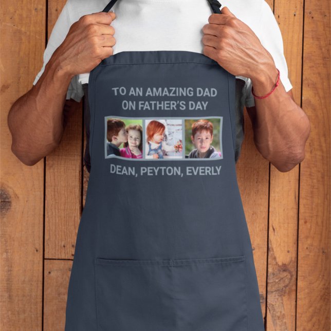 To an Amazing Dad on Father’s Day Custom Photos Apron (Creator Uploaded)