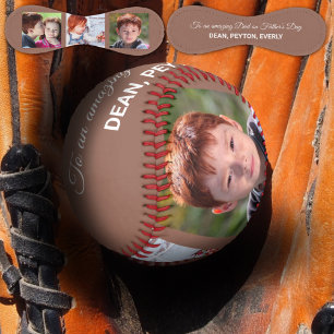 To an Amazing Dad on Father’s Day Custom Photos Baseball