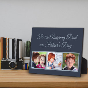 To an Amazing Dad on Father’s Day Photo Plaque