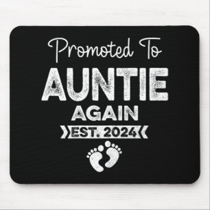 To Auntie Again Est 2024 Pregnancy Announcement 1 Mouse Pad