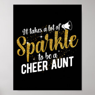 To Be A Cheer Aunt Of A Cheerleader Auntie Poster