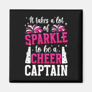 To Be A Cheer Captain Cheerleader Captain Magnet