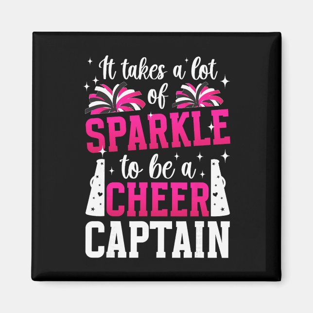 To Be A Cheer Captain Cheerleader Captain  Magnet (Front)