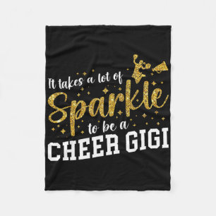 To Be A Cheer Gigi Of A Cheerleader Gigi Cheerlead Fleece Blanket