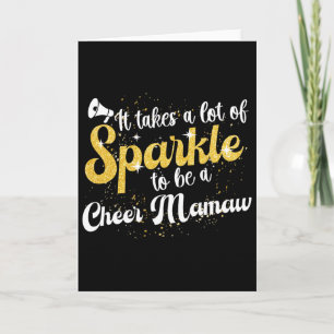 To Be A Cheer Mamaw Grandma Mamaw Of A Cheerleader Card
