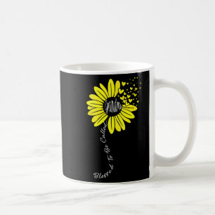 To Be Called Grandma Mothers Day Sunflower Family  Coffee Mug