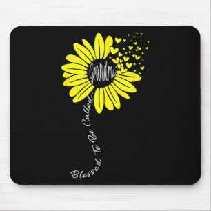 To Be Called Grandma Mothers Day Sunflower Family Mouse Pad