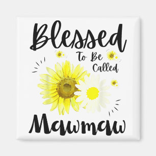 To Be Called Mawmaw Women Floral Cute Mothers Day Magnet
